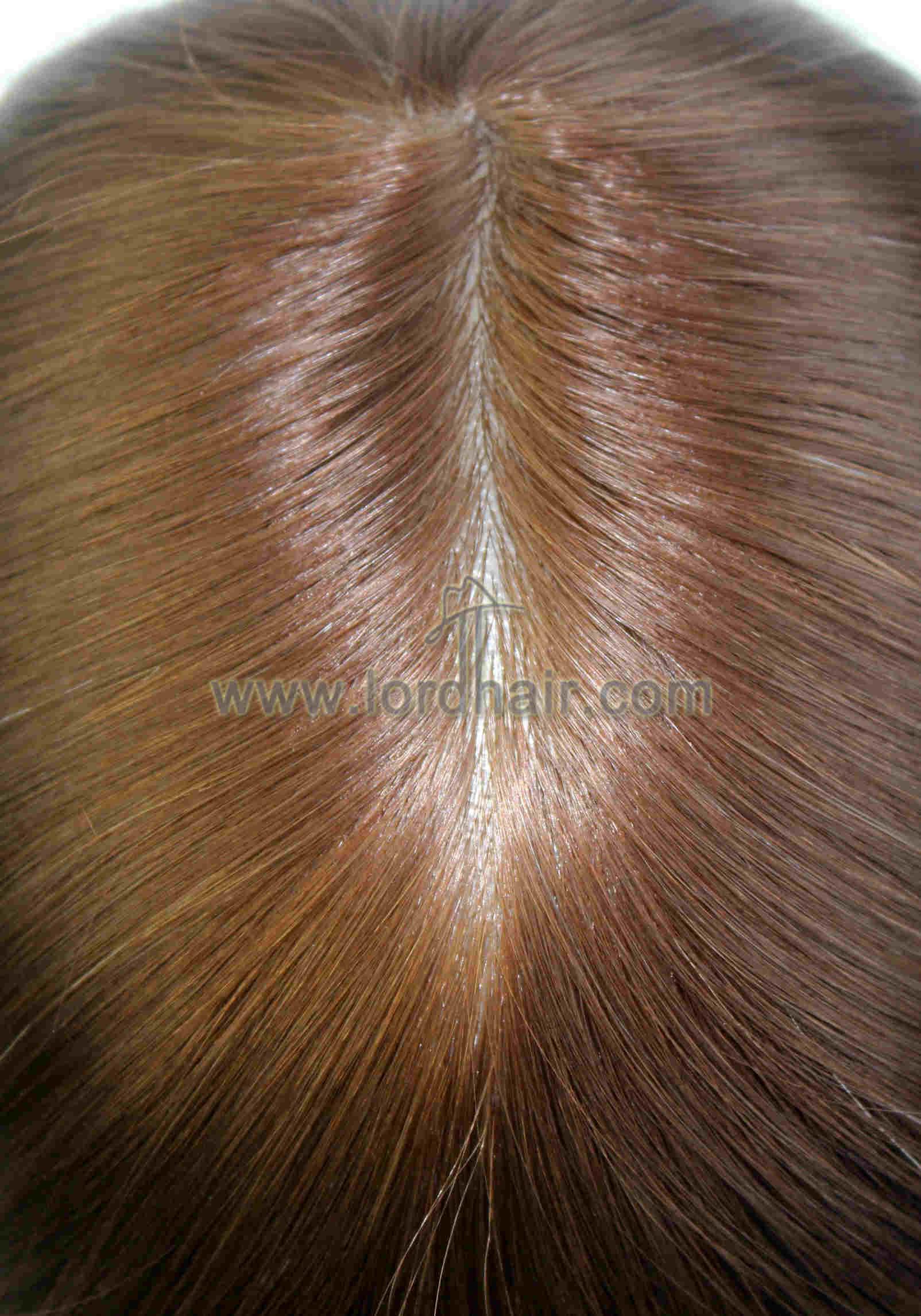 JQ1516: Realistic Thin Skin Flat Injected Human Hair Thin Skin Hair System