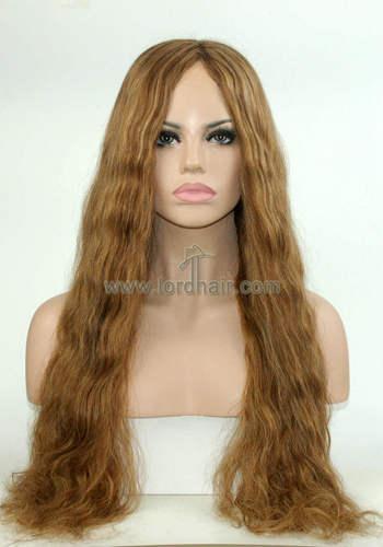 French Lace Base 100% Indian Human Hair Women Hair Replacement